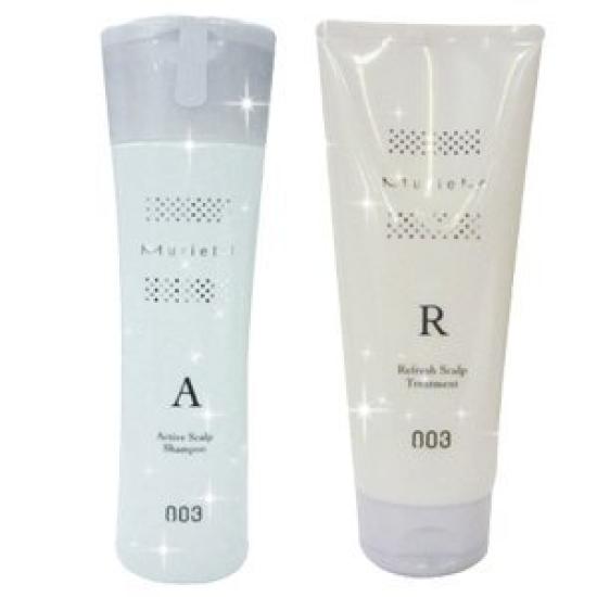 

Number Three Murium Crystal Medicated Shampoo A 250mL & Medicated Treatment R 200g Set