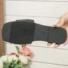 Plus Size Slippers Summer New Square Toe Open Toe Metal Buckle Soft Sole Non-slip Lightweight Roman Sandals