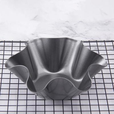Taco Mold Non-stick Food Grade Carbon Steel One-piece Design Egg Tart Mold for Cooking