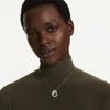 Swarovski Rhodium Circle Pendant Necklace 5759837