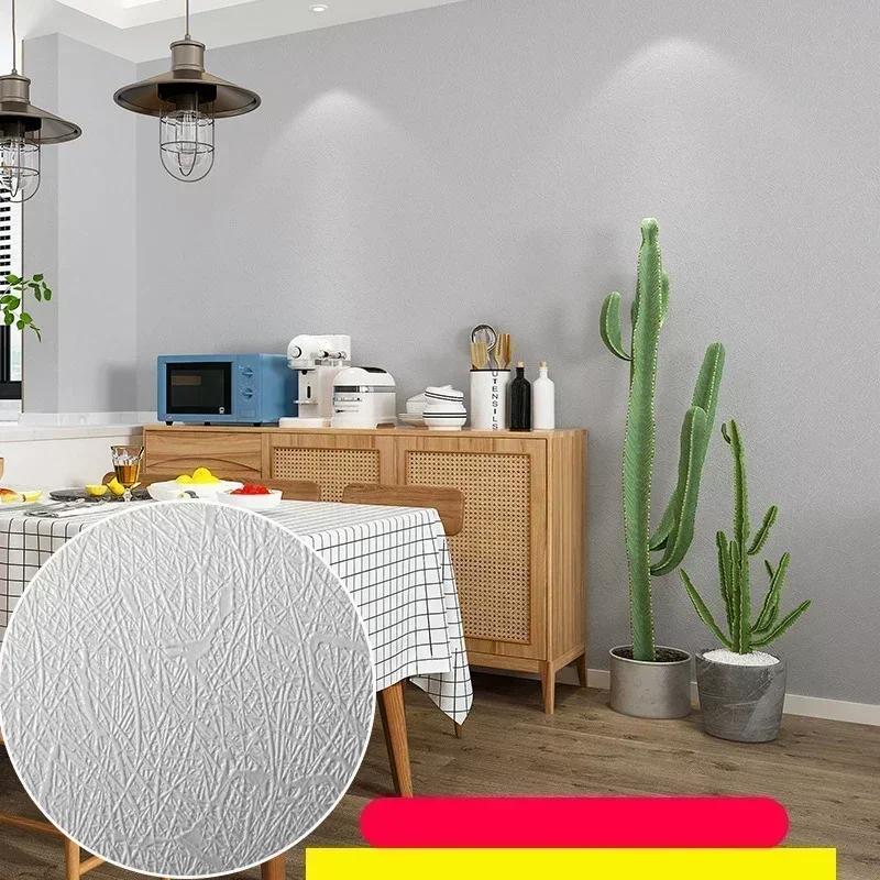 Solid Color Self-Adhesive Macaron Wallpapers Furnitures Cabinet Renovation Sticker Bedroom Vinyl Film DIY Living Room Home Decor