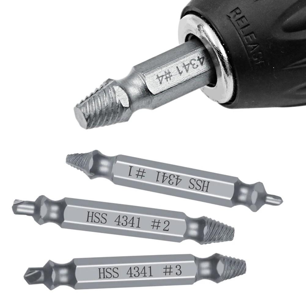 Damaged Screw Remover Broken Bolt Damage Screw Drill Bits Easy Out