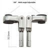 Neuer Mini-Steckschlüssel Drehmomentschlüssel 1/4" 6,35mm Sechskant Ratsche Einstellbar Toughbuilt Zwei-Wege Schraubendreher Manuelle Werkzeuge