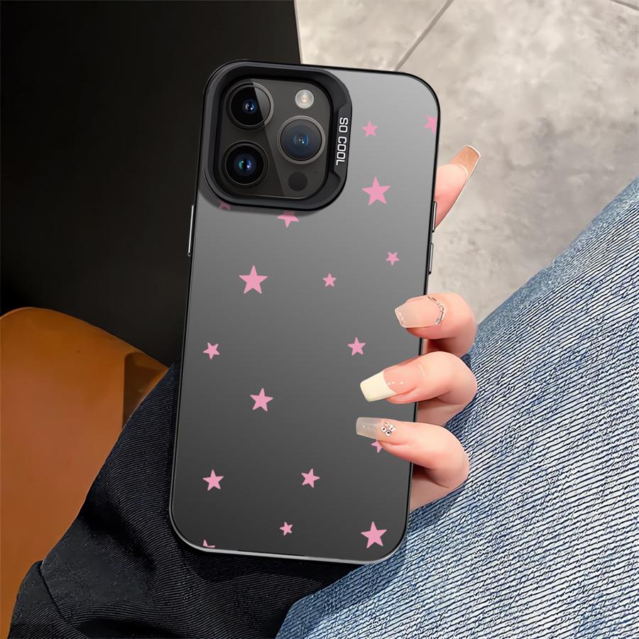 Phone Cover Case for iPhone 17 Pro Max 14 Plus 11 13 Air 12 Pro 16 15 Cute Simple Stars