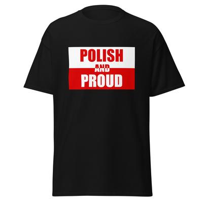 Polnisch und Stolz - Polnisches Flaggen Shirt Geschenk für stolze Polen, Unisex