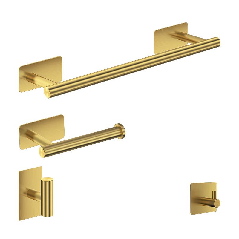 18-Piece Stainless Steel Bathroom Set: Towel Bars, Tissue Holder, Hooks, and Accessories