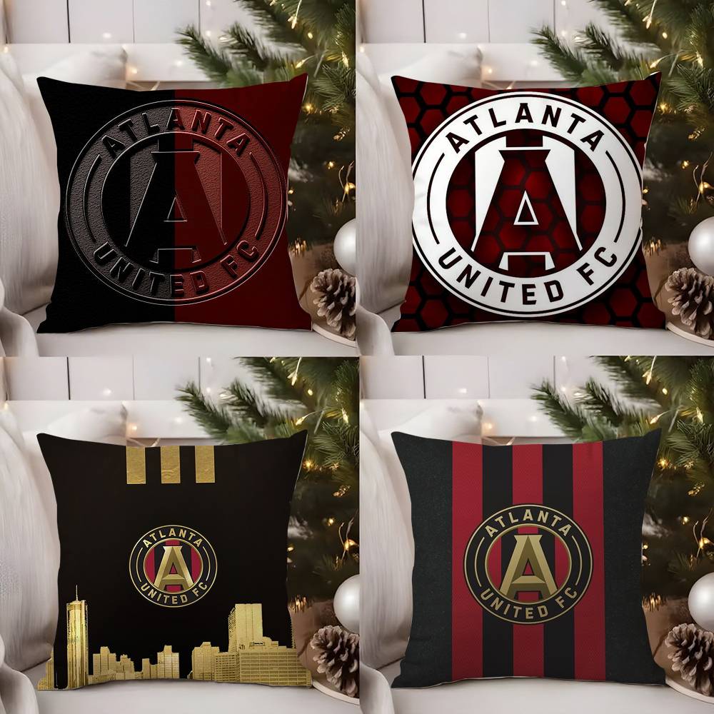 American Cities Atlanta Pillow Case Plush Fabric Soft Double Sided Print Home Sofa High Quality Cushion Cover Throw