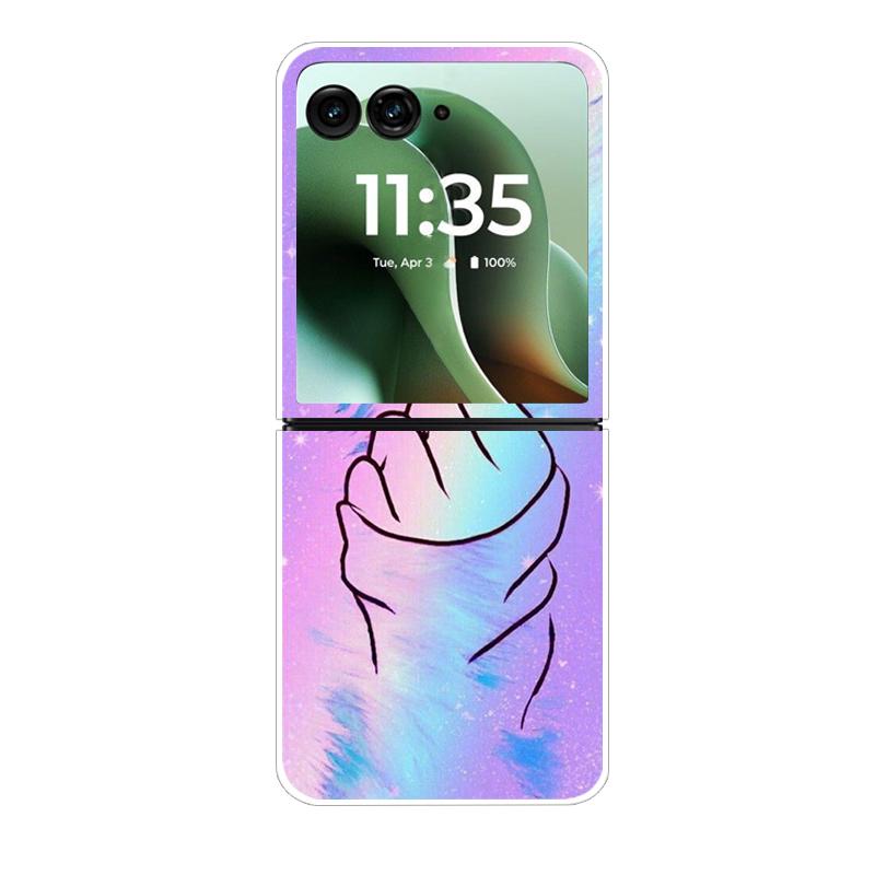 For Motorola moto razr ultra 2025 Case Hard PC Phone Back Cover for Moto Razr 60 Ultra Cases Transparent Funda Shell Fundas