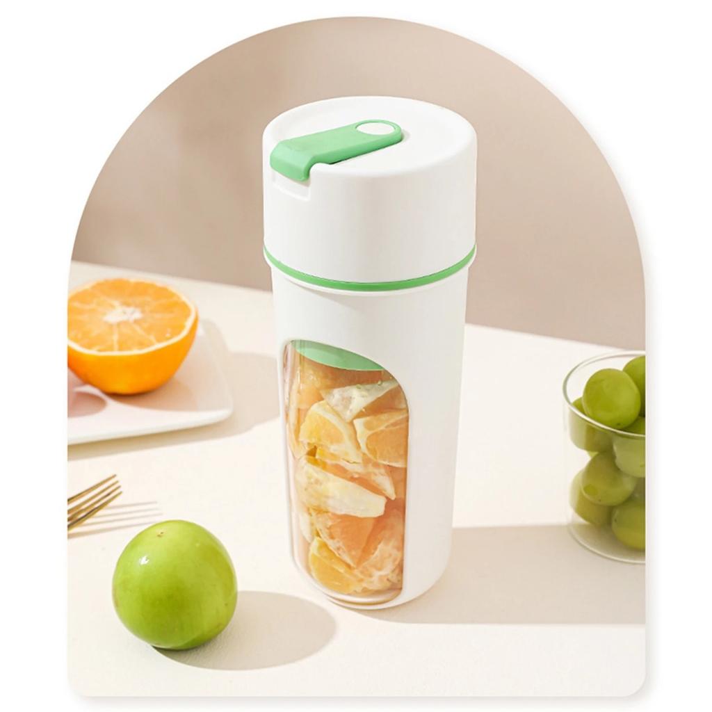 JOYBLISS Odšťavňovač na džusy USB napájený Mini přenosný Opakovaně použitelný Multifunkční mixér na džusy Velkokapacitní mixér pro Cestování v přírodě Cvičení