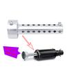 Universal Motorcycle Silver Exhaust  Noise Sound Eliminator Exhaust Adjustable Muffler  35mm/42mm/45mm/48mm/60mm