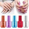 12 Colors Mirror Effect Nail Polish Magic Metallic Lacquer Nail Polish Chrome Nail Art Polish Varnish DIY Nail Decor ZPG