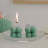 Small Scented Candle Mini Cube Bubble Shaped Wax Candles Aromatherapy for Home Bedroom Wedding Festival Party Decoration Aesthetic Ornament