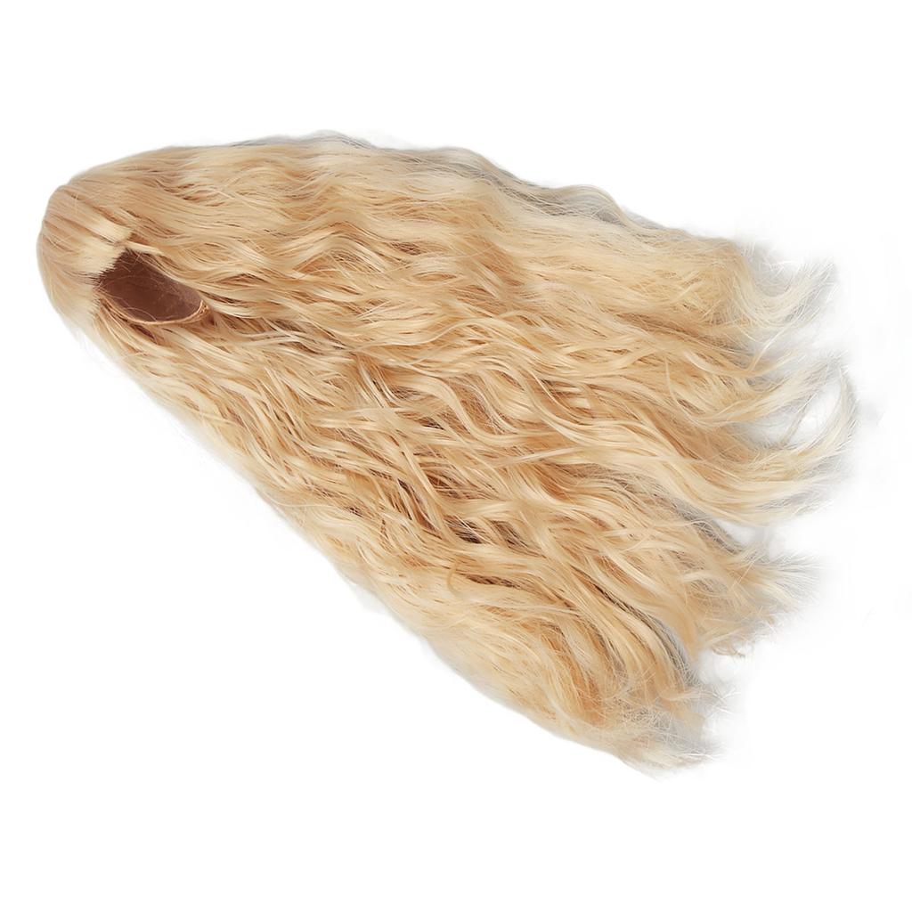 Doll Hair Wig High Temperature Wire Hair 1Celsius3 Wavy Doll Replacement Wig for 8.3‑9.4in Doll