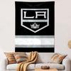Black and Silver LA Kings Logo Design Patterned Tapestry Decorative Wall Hanging, Home Bedroom Living Room Decor