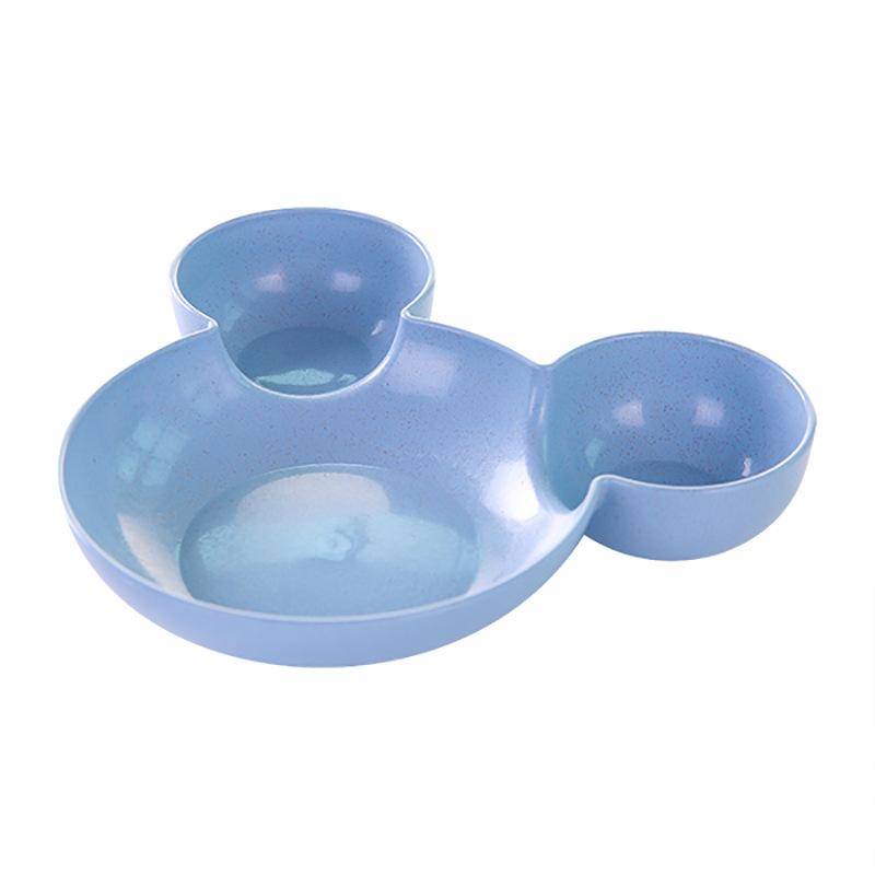 

Милые детские тарелки с разделителями, обеденные тарелки, детская миска, поднос, набор столовых приборов, детская раздельная посуда, не содержит бисфенол-А