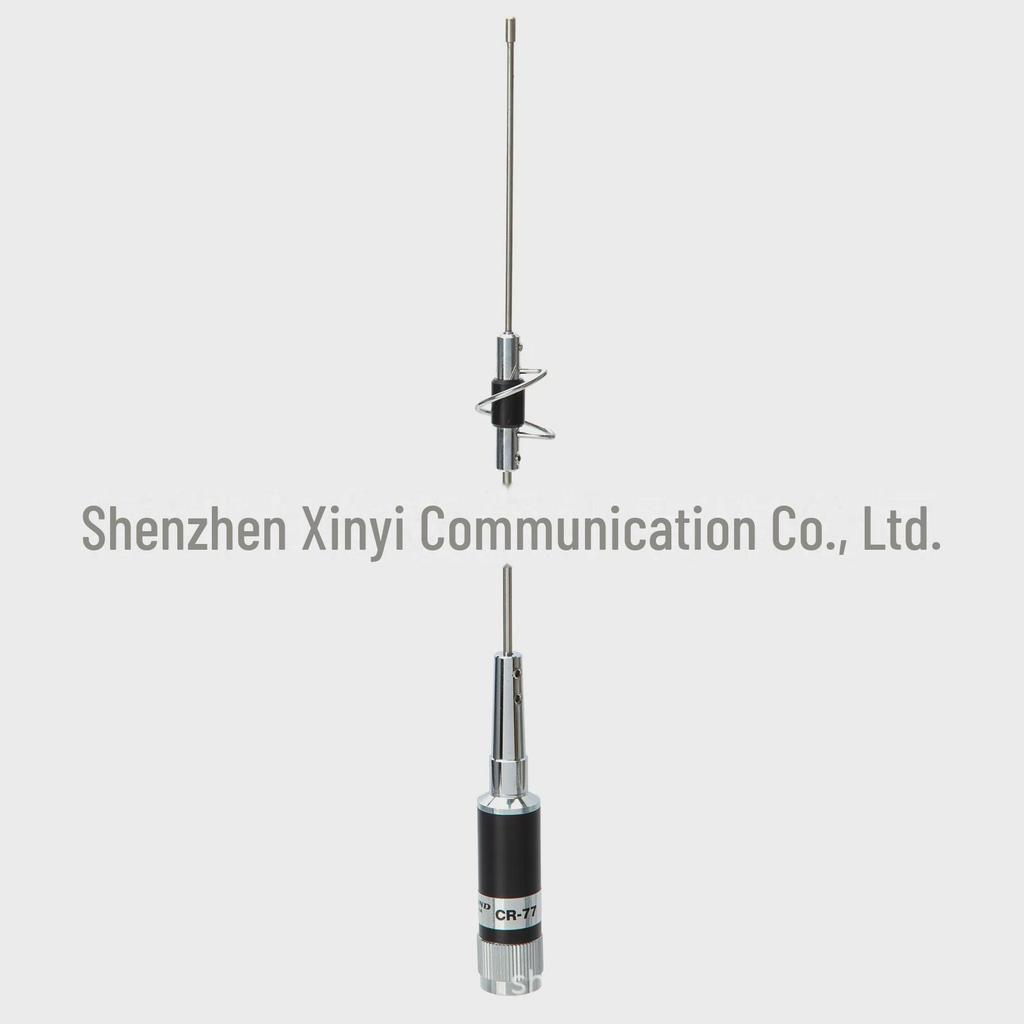 CR-77 Vehicle-Mounted Broadband Antenna with PL-259 Connector, 144/430 MHz Radio Accessory