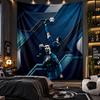 Wall Hanging Tapestry Cristiano Ronaldo Print Cloth for Living Room Bedroom Home Decor
