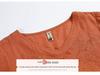 Women's Tencel Linen Embroidered Short-Sleeve T-Shirt & Pants Set - Summer Style for Middle-Aged Moms