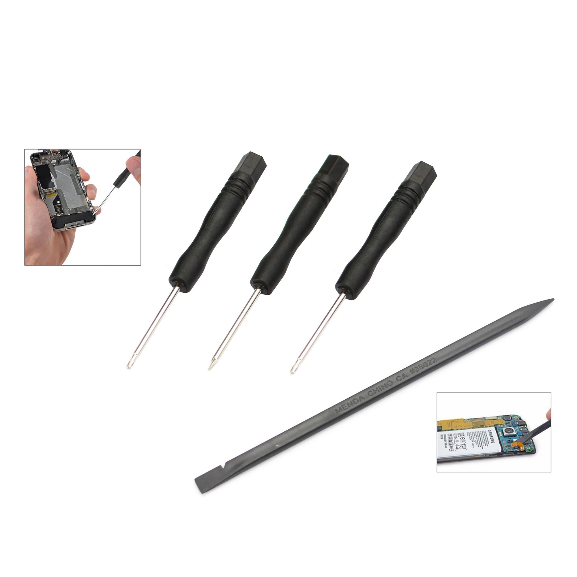 

50PCS/Lot JF-8161 8-in-1 Battery Adhesive Sticker Screwdriver Repair Tool Kit Screwdriver Set Opening Tools Disassemble Kit for iPhone 8/7/6s/6 Type A