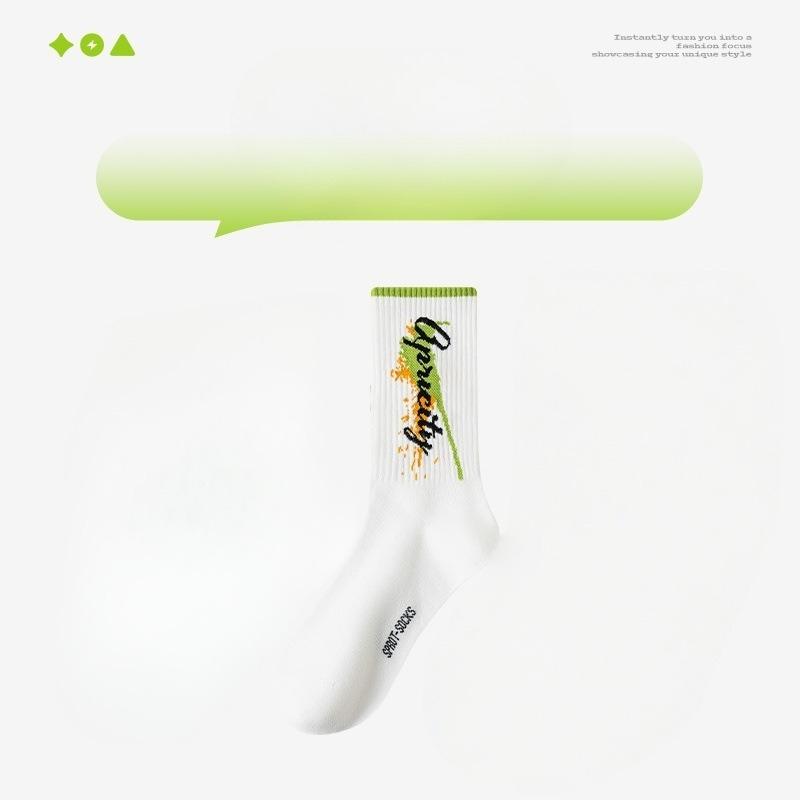 Male Spring and Autumn Basketball Deodorizing Students In The Tube Cotton Socks