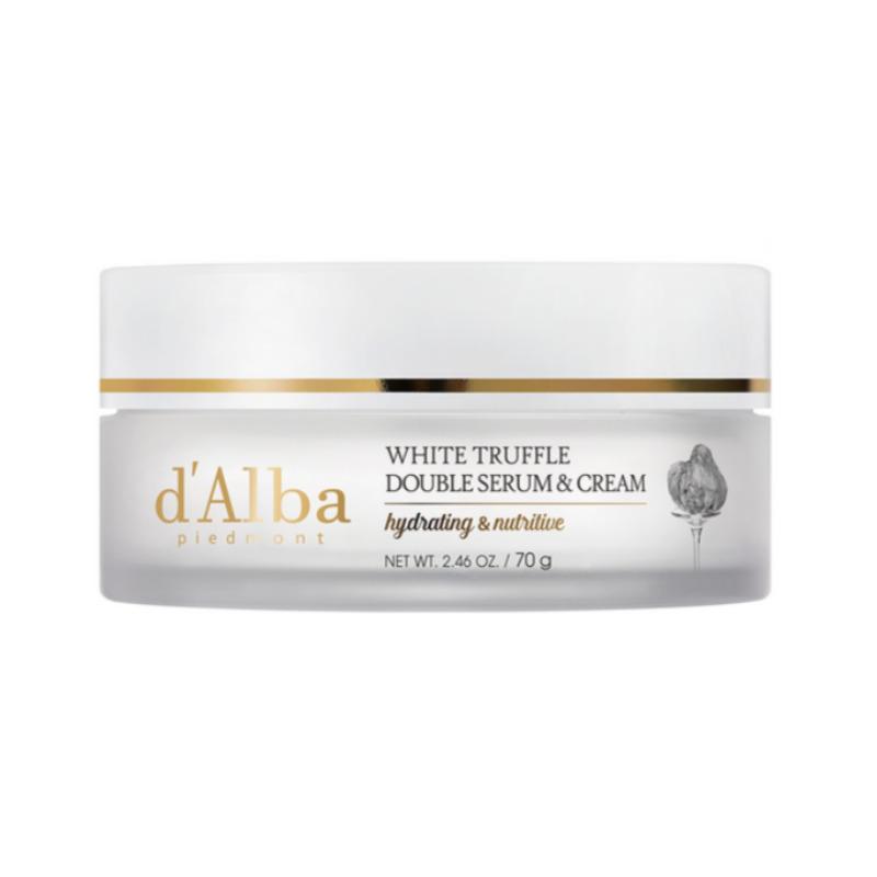 

dAlba White Truffle Double Serum & Cream 70g - Vegan Skincare Wrinkle Care 1PCS