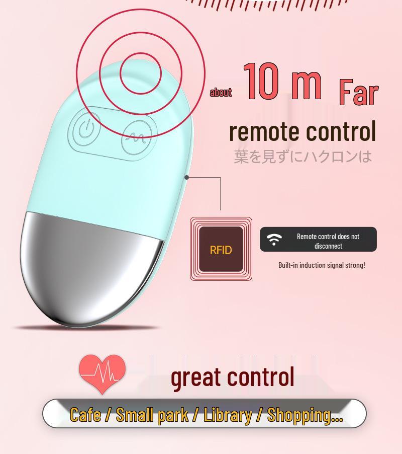 Comejoy Gladiator Wireless Remote Vibrating Egg - Variable Frequency Wearable Vibrator for Women