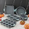 Heat Resistant Cake Molds Non-Stick Bread Muffin Mold Oven Baking Pan  DIY Baking Tool
