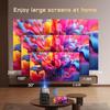 YDH-Q320 2026 New Model Short-Throw Projector 720P Support 4K Android 11 Wireless Screen Mirroring 600 Lumens Indoor Outdoor Use