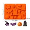 Food Grade Silicone Mousse Cake Mold Halloween Theme Baking Mould  Homemade Candy