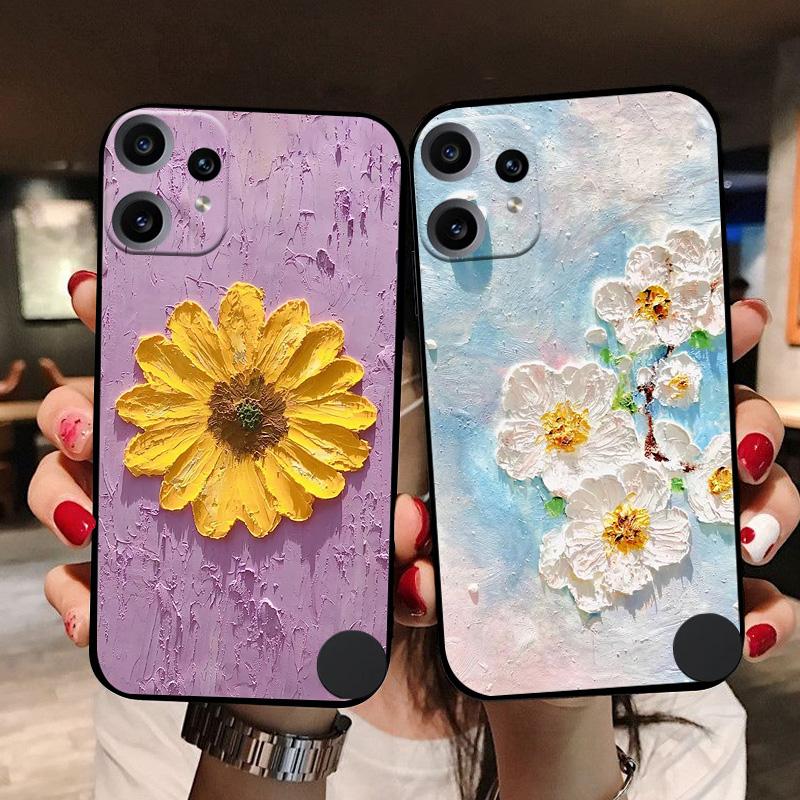 For Nothing CMF Phone 2 Pro Case Love Heart Silicone Phone Cover For CMF Phone 2 Pro 5G Phone2 Pro Funda Shockproof Bumper Shell