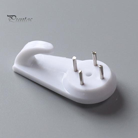 Hanging 10Pcs Hook Traceless Storage Supplies Non-trace Nail Load-bearing for Bathroom Strong Hanger