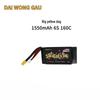 Zhenbaolai Big Yellow Dog 1550mAh 6S 160C FPV Drone Battery