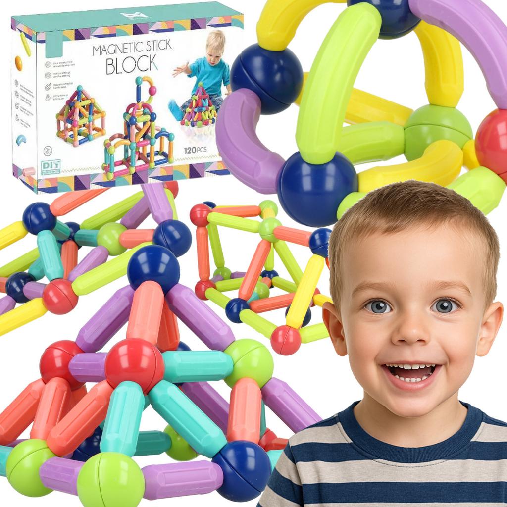[PACZA] Magnetic Building Blocks 120 pcs Z922