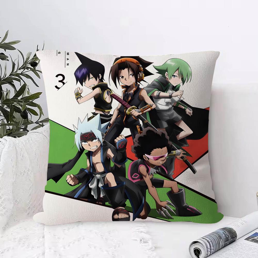 Anime Shaman King Pillow Case Ultra Soft Skin Friendly Fabric Cloud Like Comfort & Concealed Zipper