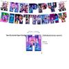 Banner a Sada Balónků k Narozeninám Dívčí K-Pop Skupiny Demon Hunter