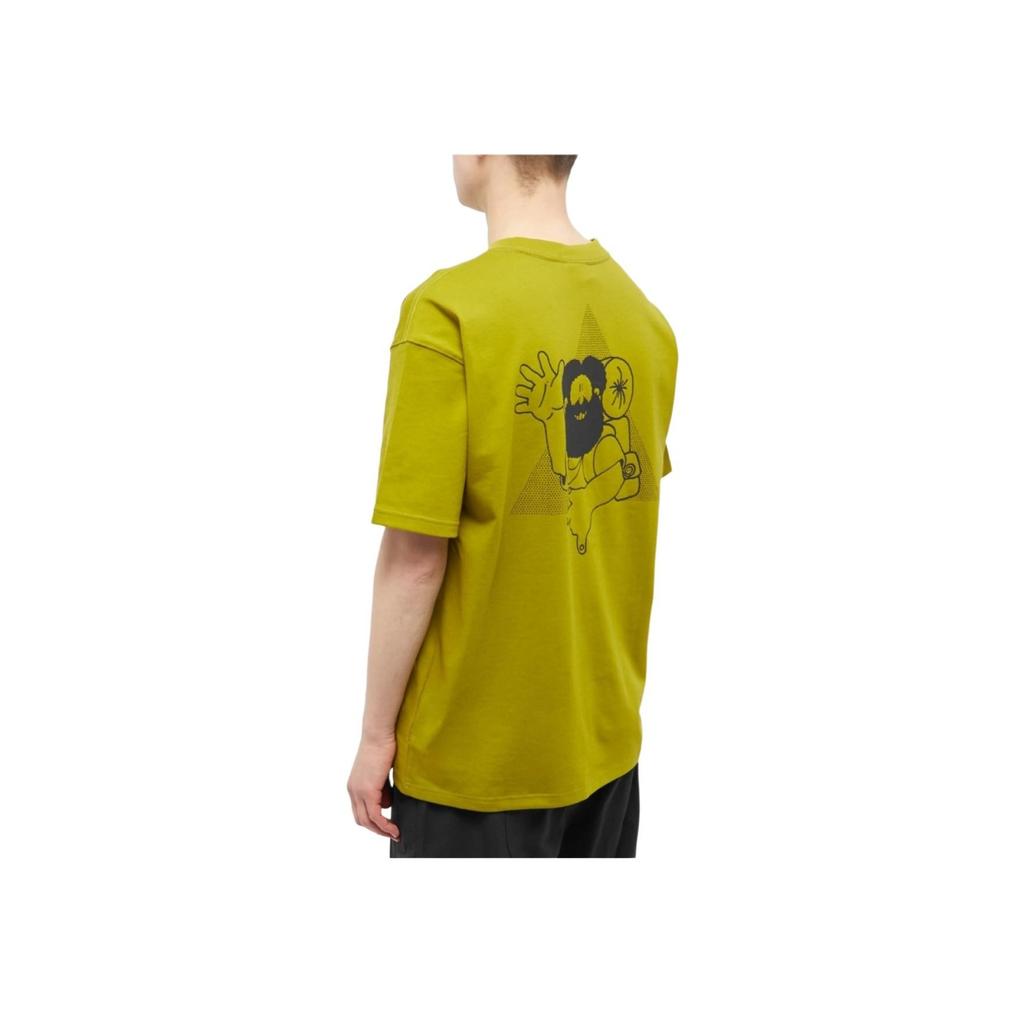 Nike ACG Cartoon Print Short Sleeve Crew Neck T-Shirt Men Tops Olive FB8123-390