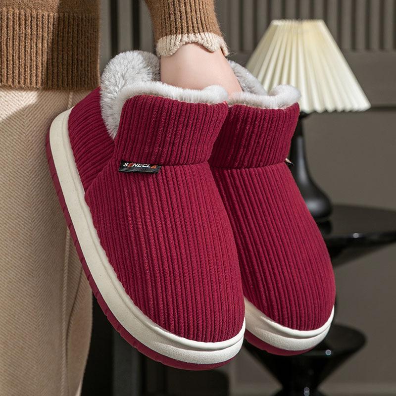New elderly cotton shoes wear non-slip soft sole wear-resistant indoor warmth super thick flannel cotton slippers wholesale
