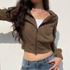 American retro industrial style line segmentation pocket flight staff jacket, versatile autumn and winter jacket