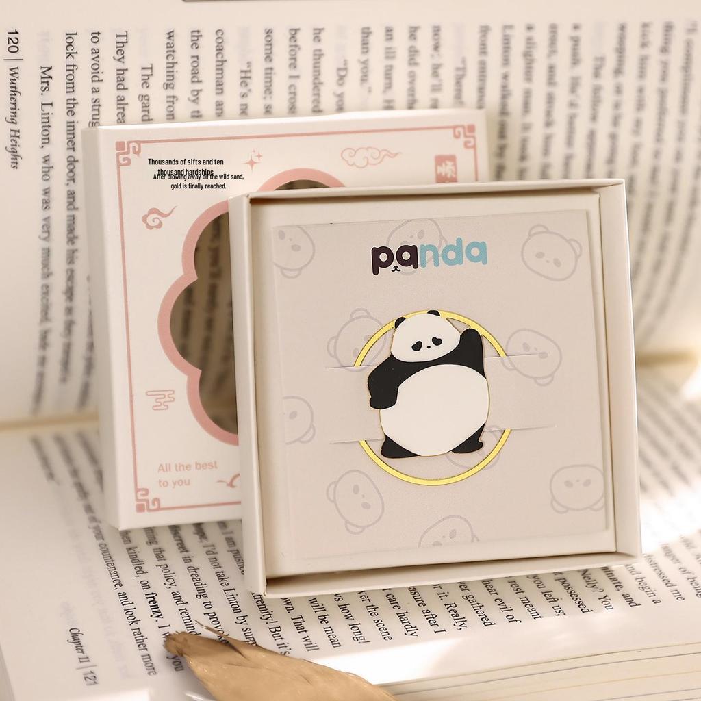 Panda Metal Bookmark with Tassel - Classic Chinese Style, Palace Museum Cultural Souvenir