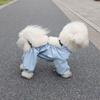 Verstellbare Träger Haustiere Staubdichte Hose Atmungsaktive Bauchbedeckung Haustier-Outfit Hund Reisen