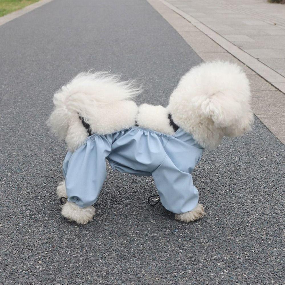 Verstellbare Träger Haustiere Staubdichte Hose Atmungsaktive Bauchbedeckung Haustier-Outfit Hund Reisen