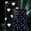 Case For Samsung Galaxy S22 S20 Ultra S21 FE S10 S9 Plus Note 20 10 Lite 9 Soft Phone Cover Shell LOVE Heart