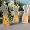 Standing Hare Silicone Candle Molds Multipurpose Silicone Mould for Making Candle Soap Chocolate Fondant Resin Casting
