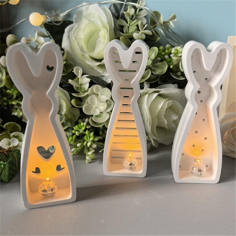 Standing Hare Silicone Candle Molds Multipurpose Silicone Mould for Making Candle Soap Chocolate Fondant Resin Casting