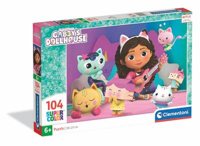 104-teiliges Puzzle. Super bunt. Gabbys Puppenhaus. Clemens