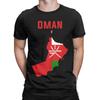 Mens TShirt Oman Map Flag Pride Funny Cotton Tees Short Sleeve Patriotic Omani National Emblem Art T Shirt Crew Neck Clothes