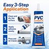 60ml PVC Repair Glue, Waterproof Strong Adhesive for Inflatable Boats Kayaks, Flexible Clear Vinyl Repair for Rafts Airbeds