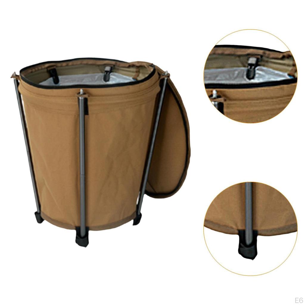 Camping Mülleimer Behälter Aufbewahrungskorb Multifunktional Außen Stabil Faltbar 20L Fassungsvermögen