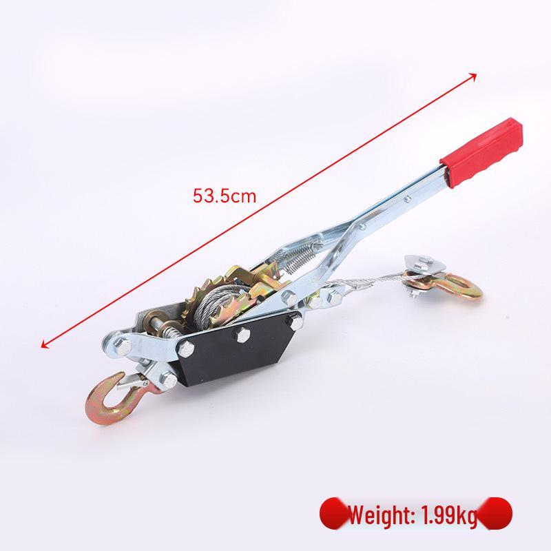 Hand-Operated Wire Rope Double Hook Tightener 1-4T