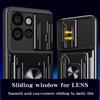 For Motorola Edge 50 Neo 5G/Moto S50 5G Case PC+TPU Kickstand Phone Back Cover with Camera Slider